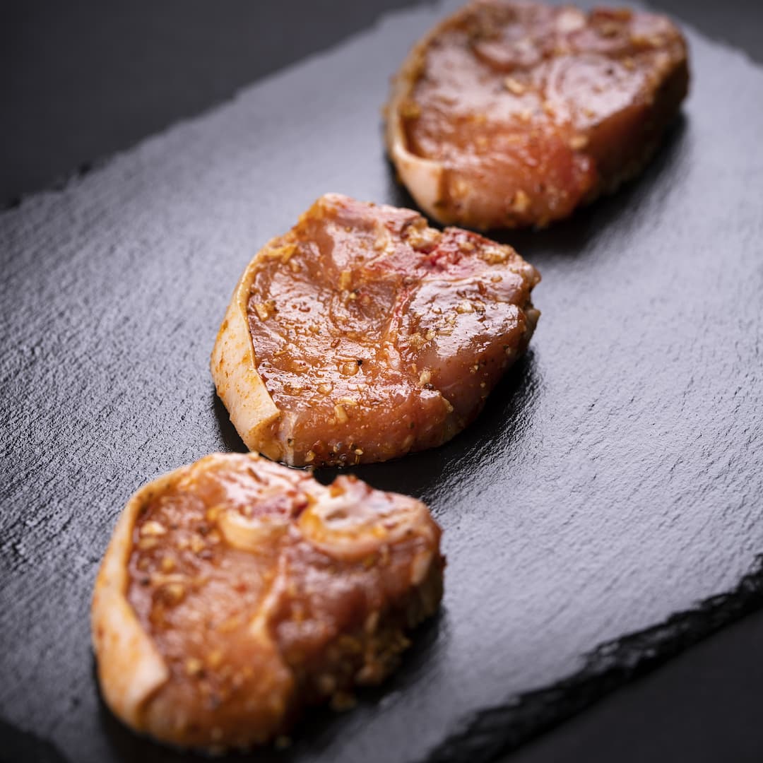 Image PromoItem - Côte de porcelet coupée (nature ou marinée)