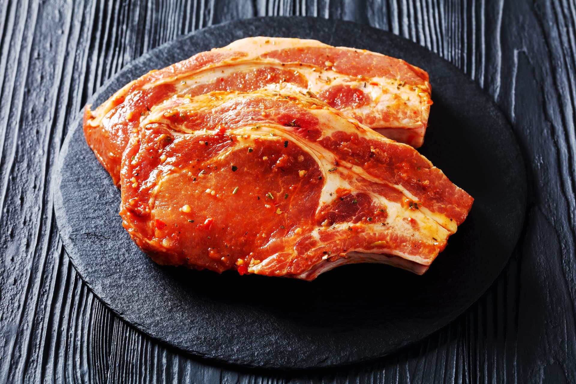 Image PromoItem - Côtes de porc avec os marinées